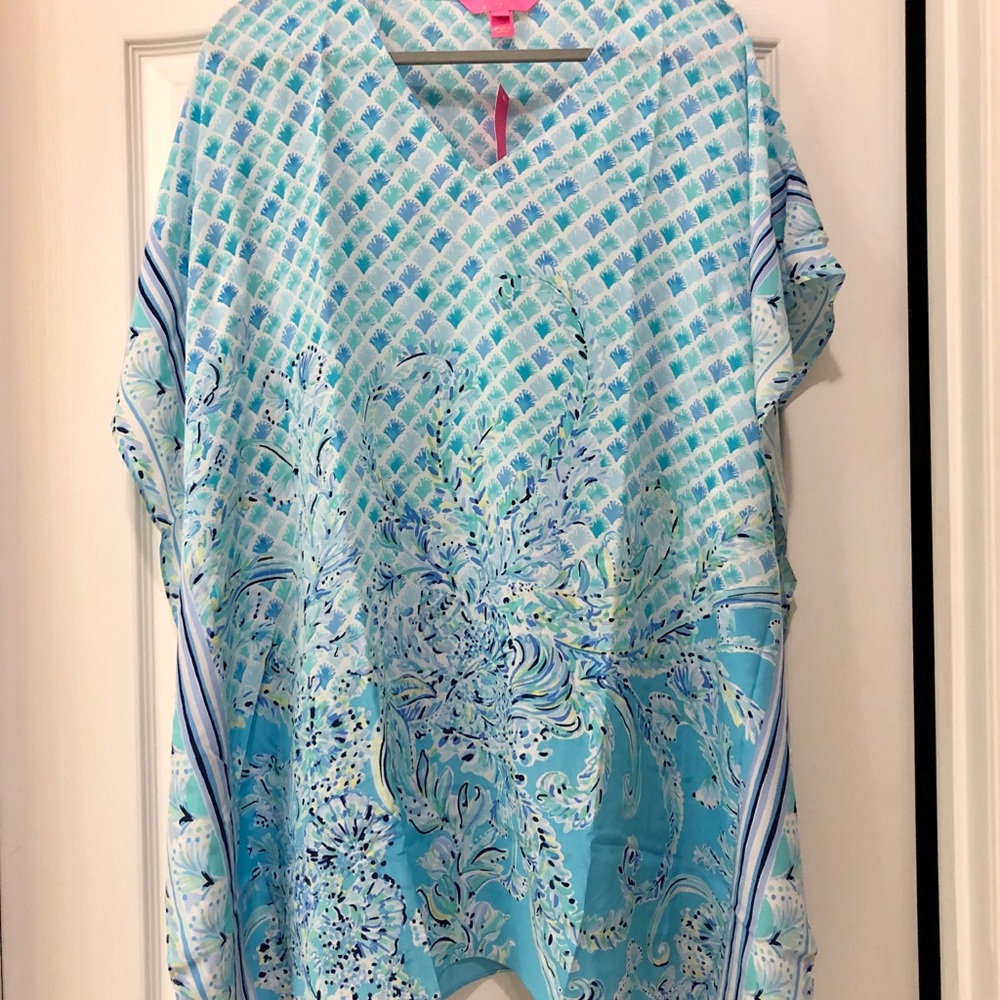 Lilly Pulitzer Lindamarie silk caftan dress
